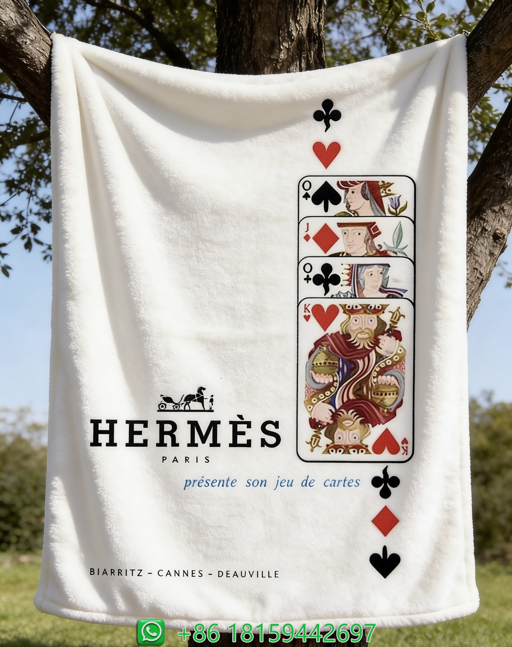 Hermes Throw Blankets